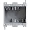 Adamax Old Work Electrical Outlet Box for Residential and Light Commercial Remodel, 2 Gang 25cu In, 3PK AG223R-3 - alternate 1